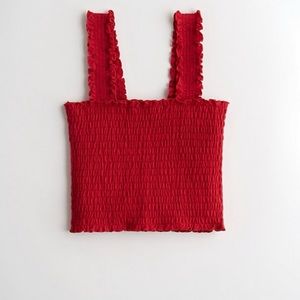 Red tank top